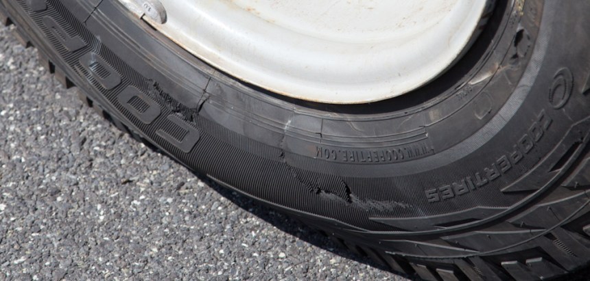 A blown tire… day 2… good start :)